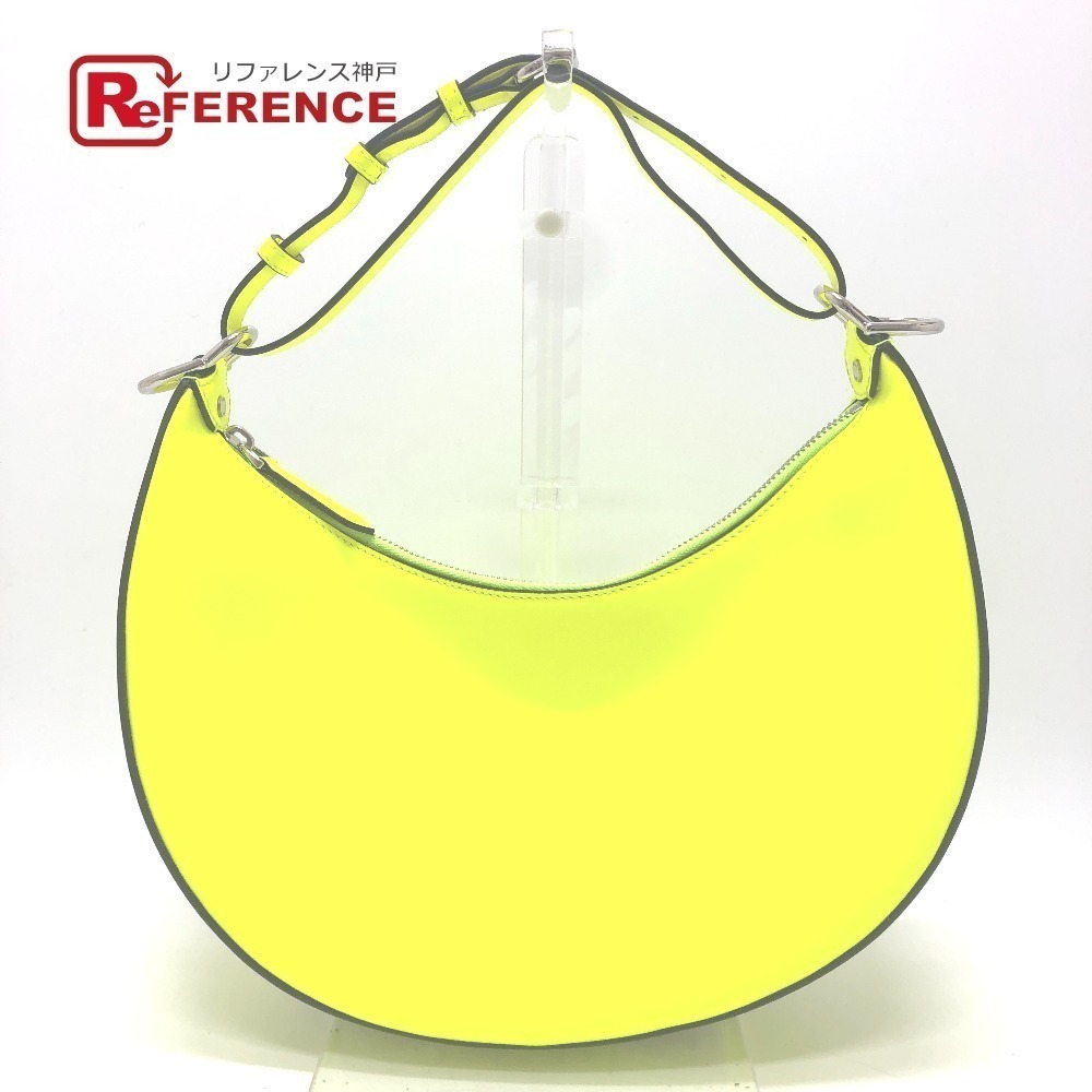 Fendi Graphic Hobo Bag Shoulder Yellow